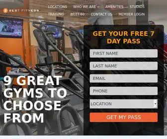Bestfitnessgyms.com(A gym for all your BEST FITNESS needs) Screenshot