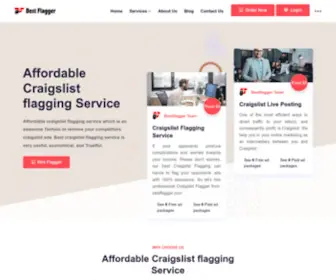 Bestflagger.com(Best Craigslist Flagging Service) Screenshot