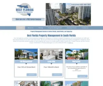 Bestfloridapm.com(Best Florida Property Management in South Florida) Screenshot