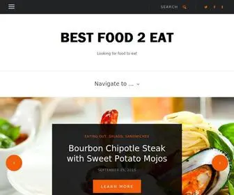 Bestfood2Eat.com(Looking for food to eat) Screenshot