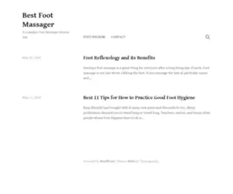 Bestfootmassager.org(Best Foot Massager) Screenshot