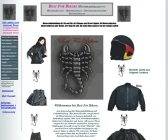 Bestforbikers.de(Best For Bikers) Screenshot