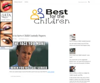 Bestforthechildren.com(Best for the Children) Screenshot