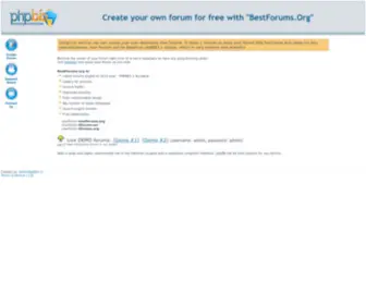 Bestforums.org(Create your forum) Screenshot