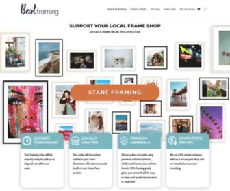 Bestframingexpress.com(Best Framing) Screenshot