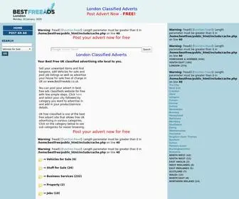 Bestfreeads.co.uk(Uk free classified) Screenshot