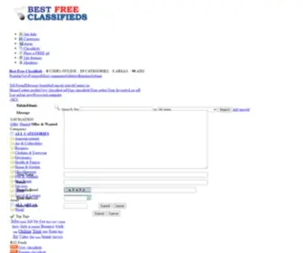 Bestfreeclassifieds.com(Best Free Classifieds) Screenshot