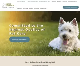 Bestfriendsanimalhosp.com(Best Friends Animal Hospital) Screenshot