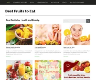 Bestfruitstoeat.com(Best Fruits to Eat) Screenshot