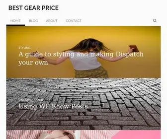 Bestgearprice.com(My WordPress Blog) Screenshot