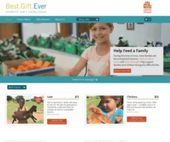 Bestgiftever.ca(Charity Gift Catalogue) Screenshot
