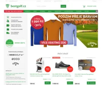 Bestgolf.cz(Golfový obchod) Screenshot