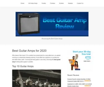 Bestguitarampreview.com(Best Guitar Amps for 2020. Read our Guitar Amp Reviews and see which amp) Screenshot