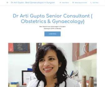 Bestgynaecologistgurugramdrartigupta.com(Arti Gupta) Screenshot