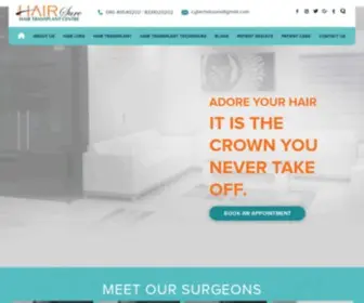 Besthairtransplanthyd.com(Best Hair Transplant Clinic in Hyderabad) Screenshot