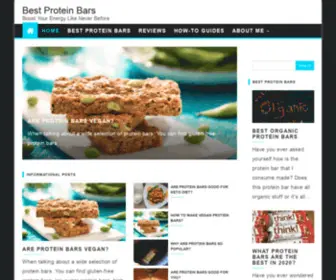 Besthealthyproteinbars.com(Best Protein Bars) Screenshot