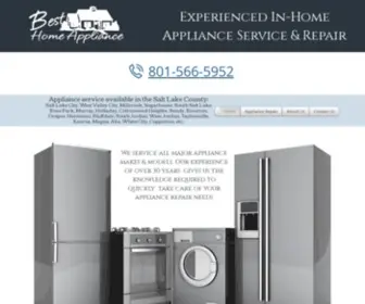 Besthomeapplianceutah.com(Best Home Appliance) Screenshot