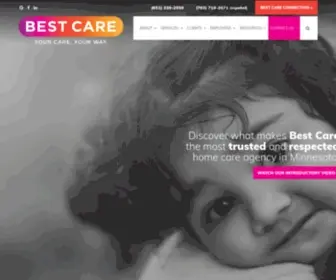 Besthomecaremn.com(Home Care Agency Minneapolis & St) Screenshot