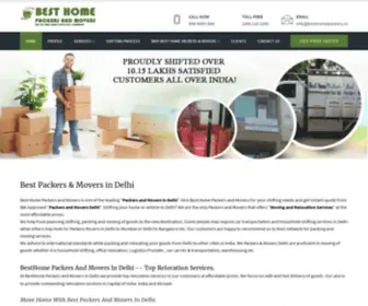 Besthomepackers.in(Best Home Packers and Movers in Delhi) Screenshot