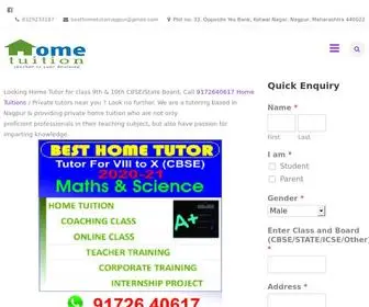 Besthometutornagpur.com(Best Home Tutor Services In Nagpur Tutoring For all Class) Screenshot