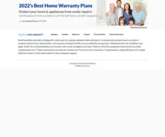 Besthomewarranty.net(2022's Best Home Warranty Companies) Screenshot