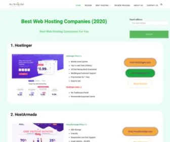 Besthostinghub.net(The Best Web Hosting Services inBest Hosting Hub) Screenshot