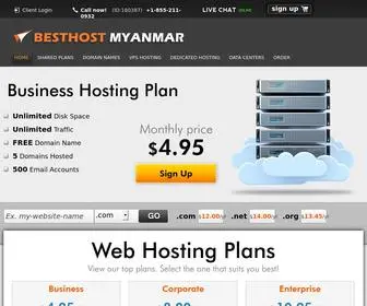 Besthostmyanmar.com(Web Hosting) Screenshot