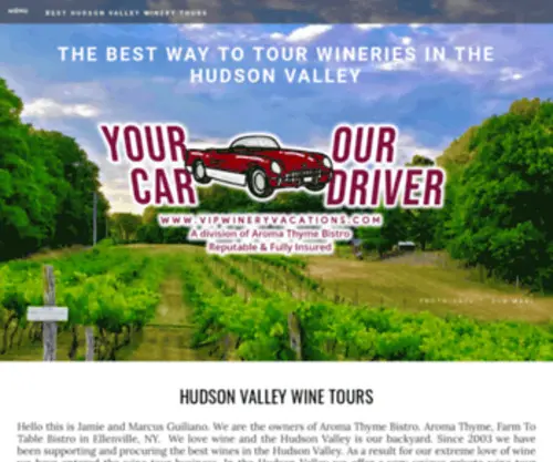 Besthudsonvalleywinetours.com(BEST HUDSON VALLEY WINERY TOURS) Screenshot