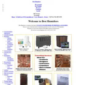 Besthumidors.com(Best Humidors) Screenshot