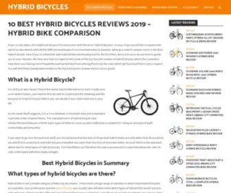 Besthybridbicycles.com(Hybrid Bike Comparison) Screenshot