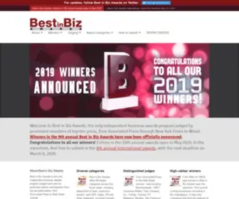 Bestinbizawards.com(Best in Biz Awards) Screenshot