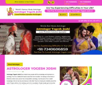 Bestindianastrologer.co.in(Astrologer Yogesh Joshi) Screenshot