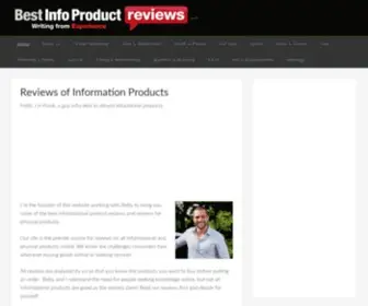 Bestinfoproductreviews.com(Buy Information Products With Confidence) Screenshot