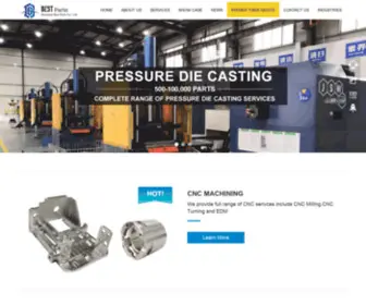 Bestinparts.com(Professional CNC Machining Supplier) Screenshot