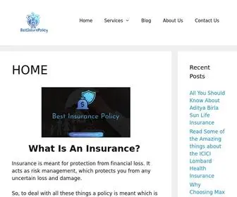 Bestinsurepolicy.com(BestInsurePolicy) Screenshot