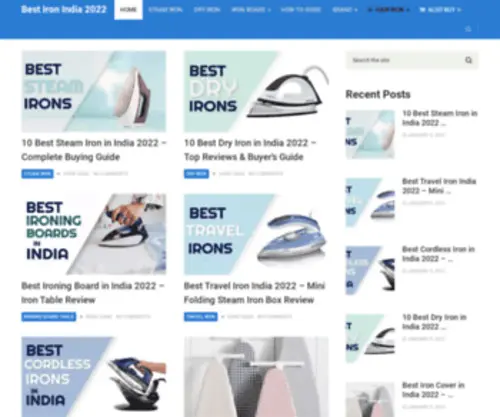 Bestironindia.in(Best Iron Box In IndiaTop Selling Dry & Steam Iron In India) Screenshot