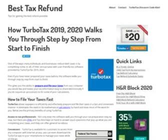 Bestirstaxrefund.com(Tips for getting the best refund possible) Screenshot