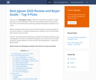 Bestjigsawguide.com(Best Jigsaw 2021 Top 9 Reviews) Screenshot