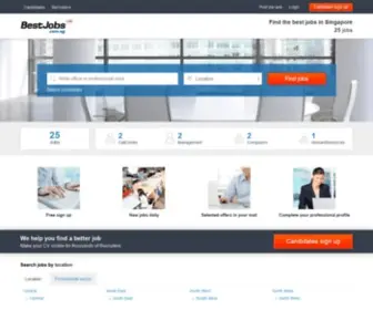 Bestjobs.com.sg(Best job opportunities) Screenshot