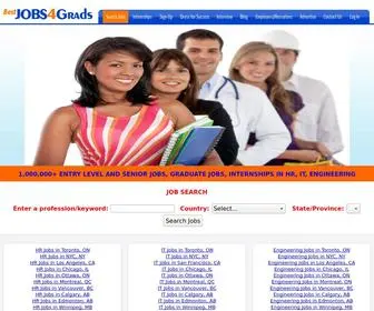 Bestjobs4Grads.com(HR, Government, Administrative Assistant Jobs in NYC, Toronto) Screenshot