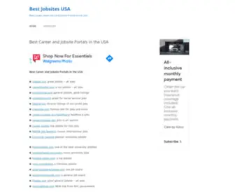 Bestjobsitesusa.com(Best Jobsites USA) Screenshot