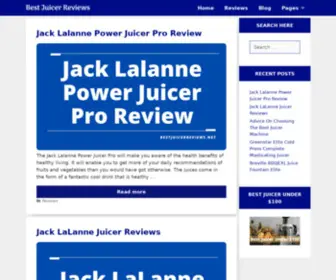 Bestjuicerreviews.net(Best Juicer Reviews) Screenshot