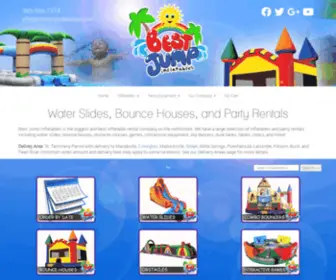 Bestjumpinflatables.com(Water Slide & Bounce House Rentals) Screenshot