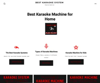 Bestkaraokesystem.com(BEST KARAOKE SYSTEM) Screenshot