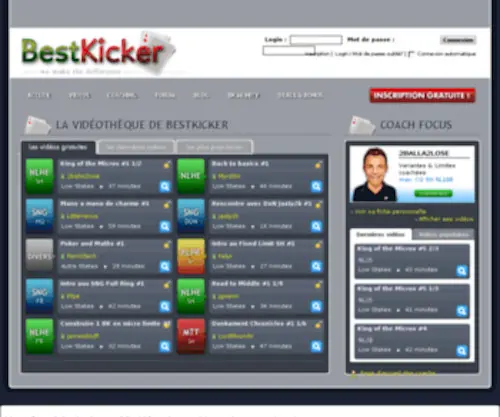 Bestkicker.com Screenshot