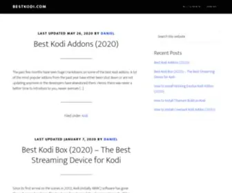 Bestkodi.com(Best Kodi Tips & Tricks) Screenshot