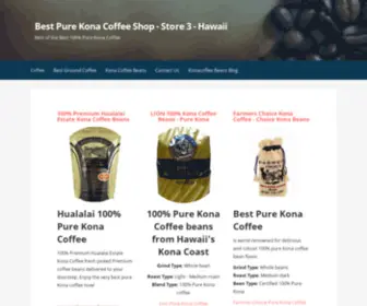 Bestkona-Coffee.com(Best Kona Coffee) Screenshot