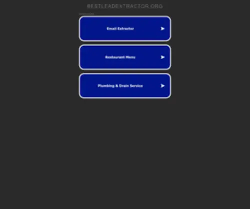 Bestleadextractor.org(Best Lead Extractor) Screenshot