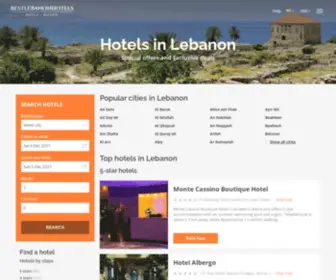 Bestlebanonhotels.com(Lebanon hotels & apartments) Screenshot