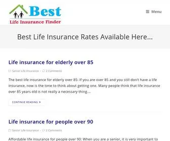 Bestlifeinsurancefinder.com(Best Life Insurance Finder) Screenshot